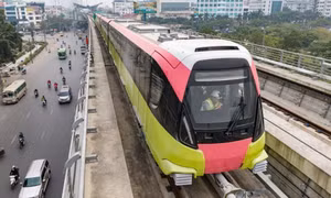 Khởi công tuyến tàu điện Văn Cao - Hòa Lạc vào ngày 19/12