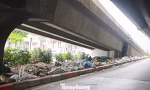 Chủ tịch Hà Nội chỉ đạo xử lý tình trạng rác dày đặc đường Vành đai 2, Vành đai 3