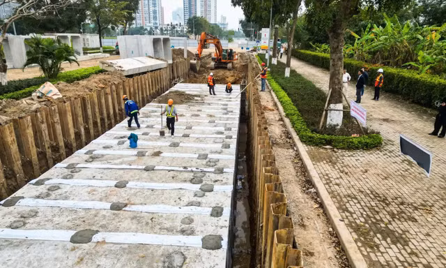 'Thành phố bọt biển', giải pháp chống ngập bền vững cho đô thị Hà Nội