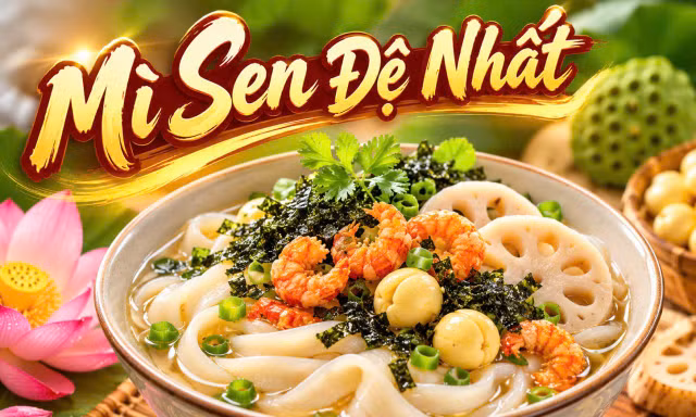 Mỗi món ăn là một câu chuyện kể về sen 