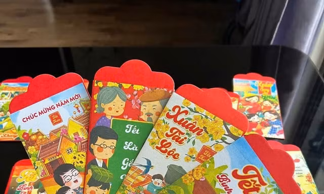 Thị trường tưng bừng các mẫu mã lì xì