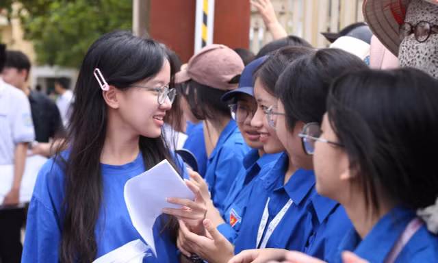 Thí sinh thi tốt nghiệp THPT 2026 Ảnh: THU HIỀN