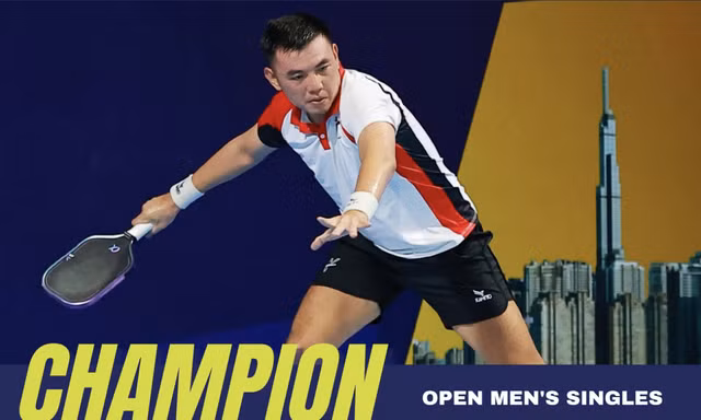 Lý Hoàng Nam vô địch đơn nam Châu Á Open 2026