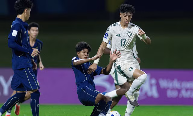 U17 Thái Lan xách vali về nước sớm sau trận thua trắng U17 Saudi Arabia 
