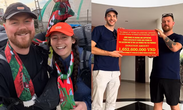 Cặp đôi đi bộ từ Anh sang Việt Nam: Hành trình 14.000 km diệu kỳ và ý nghĩa