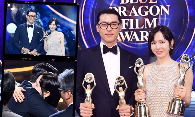 Rồng Xanh 2025: Đếm không xuể khoảnh khắc Hyun Bin - Son Ye Jin "phát đường"