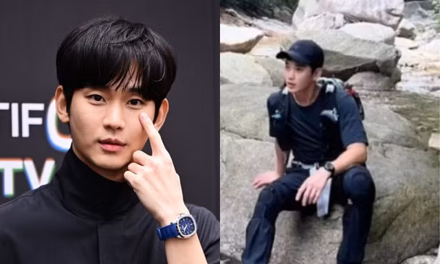 Thực hư Kim Soo Hyun leo núi giảm căng thẳng sau 6 tháng kể từ họp báo thanh minh