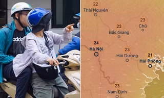 Không khí lạnh suy yếu, Hà Nội bắt đầu ấm dần nhưng bao giờ mới hết hanh khô?