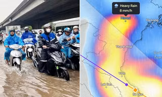 Bão số 10 Bualoi đang di chuyển "thần tốc", dự báo Hà Nội mưa to từ chiều mai