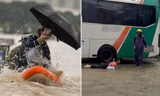 Nhiều người bị tê tay khi đi qua điểm ngập nước Hà Nội: Cách nhận biết rò rỉ điện
