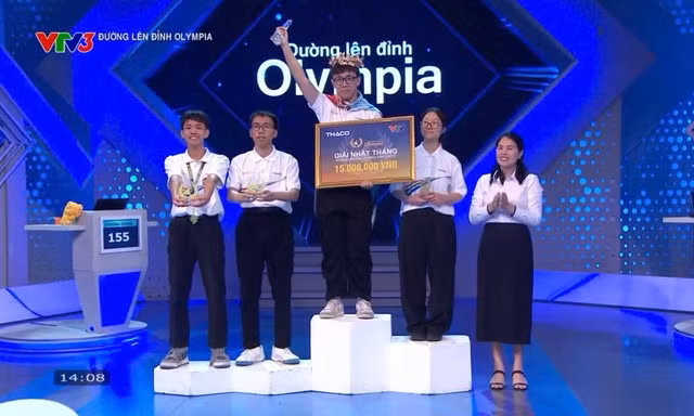 Nam sinh Hà Nội giành vòng nguyệt quế Tháng Olympia 26 với số điểm ấn tượng