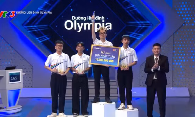 Olympia 26: Nam sinh THPT Đan Phượng là chủ nhân vòng nguyệt quế cuộc thi Tuần