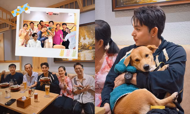 Gia Đình Haha hội ngộ đầu năm cùng cô chú Chín Cường và "thành viên đặc biệt"