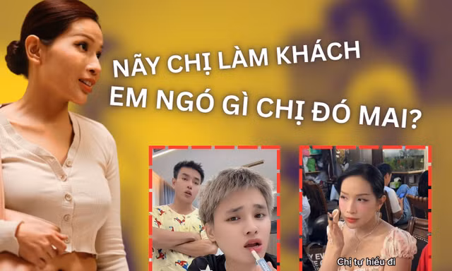 Giải mã trend "Nãy chị làm khách em ngó gì chị đó Mai", chính chủ cũng làm theo