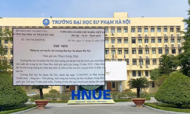 ĐH Sư Phạm Hà Nội gửi thư xét tuyển: Trường top nay đã chủ động "săn" thí sinh giỏi