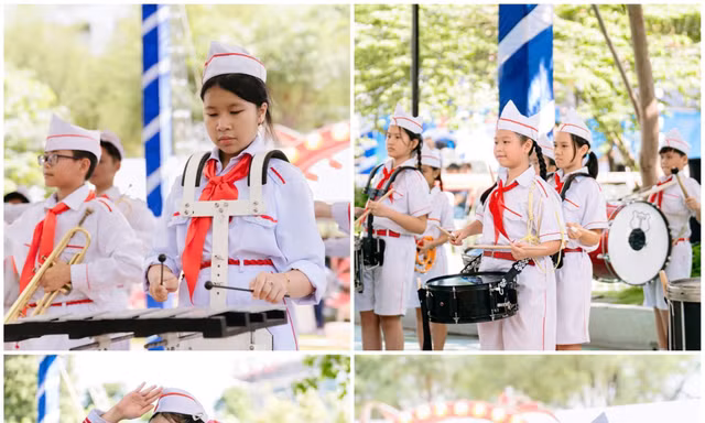 Sôi nổi Liên hoan “Tiếng kèn Đội ta” năm 2026 tại Công viên Phan Đình Phùng