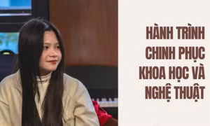 Nữ sinh USTH chinh phục cùng lúc 2 trường: Khoa học và Nghệ thuật