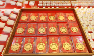 Giá vàng trong nước tăng - giảm thất thường