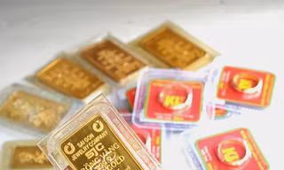 Giá vàng miếng giảm mạnh hơn vàng nhẫn