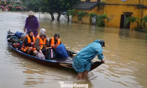 Khẩn cấp sơ tán du khách rời Hội An