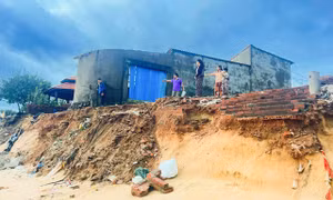Triều cường uy hiếp làng biển, Gia Lai chi 95 tỷ đồng 