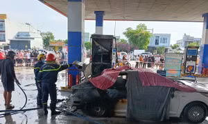 Hiện trường nơi xảy ra vụ việc.
