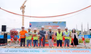 Vinschool tăng tốc xây dựng, gia đình trẻ thêm quyết tâm chuyển cư về Vinhomes Green City 