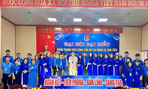 Tuổi trẻ xã Tam Tiến góp phần xây dựng quê hương giàu đẹp và văn minh