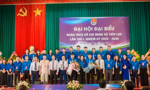 Đoàn TNCS Hồ Chí Minh xã Tiên Lục tổ chức Đại hội Đại biểu lần thứ I