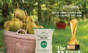 Phân bón hữu cơ Greenma được vinh danh tại The Best of Vietnam 2026