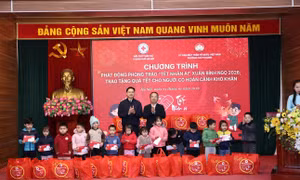 Hội Chữ thập đỏ TP Hà Nội phát động phong trào 'Tết Nhân ái' xuân Bính Ngọ 2026