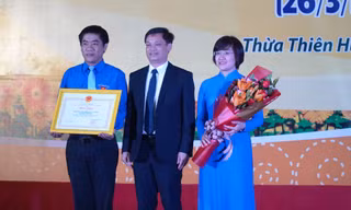 Ban Chấp hành T.Ư Đoàn tặng bằng khen cho Tỉnh Đoàn TT-Huế.