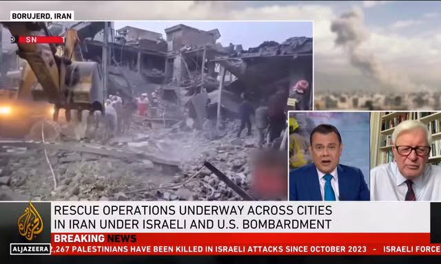 Mỹ và Israel ngày 27 và 28/3 không kích các nhà máy sản xuất nguyên liệu hạt nhân ở Iran. Video: Al Jazeera.
