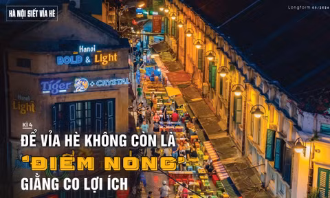 Để vỉa hè Hà Nội không còn là 'điểm nóng' giằng co lợi ích