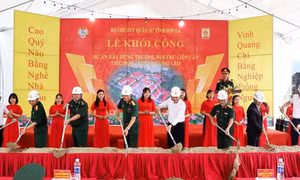 Khởi công xây dựng 3 trường nội trú liên cấp tại các xã biên giới Sơn La