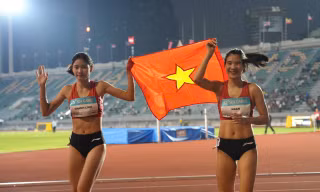 Màn ‘song kiếm hợp bích’ đưa điền kinh Việt Nam thăng hoa với cú đúp HCV SEA Games 33