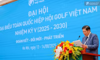 Hiệp hội Golf Việt Nam giữ nguyên vị trí lãnh đạo nhiệm kỳ mới