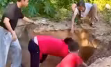 Tài xế và du khách hợp sức đào bới, cứu bé trai bị cát vùi ở Côn Đảo