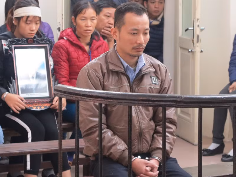 Anh Phạm Quốc Hưng tại tòa.