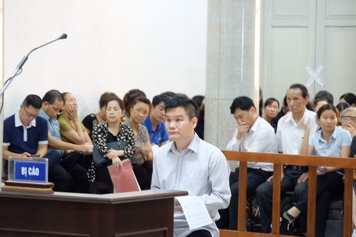 Bị cáo Phạm Thanh Hải tại tòa.