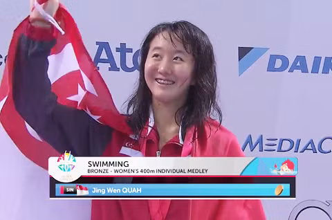 Jing Wen năm nay 16 tuổi, hứa hẹn sẽ là đối thủ mạnh của Ánh Viên. 