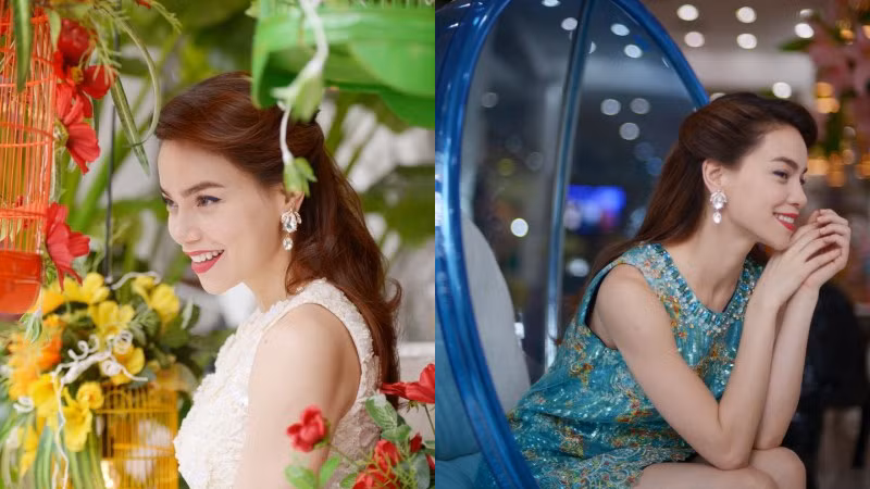 Hồ Ngọc Hà đẹp hút hồn giữa không gian tuyệt đẹp 