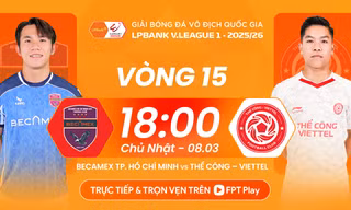 Becamex TPHCM vs Thể Công Viettel.