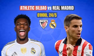 Real Madrid vs Athletic Bilbao.