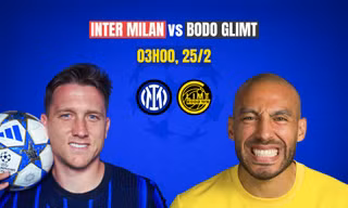 Inter Milan vs Bodo/Glimt.