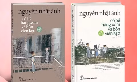 Bìa sách "Cô bé hàng xóm và bốn viên kẹo"