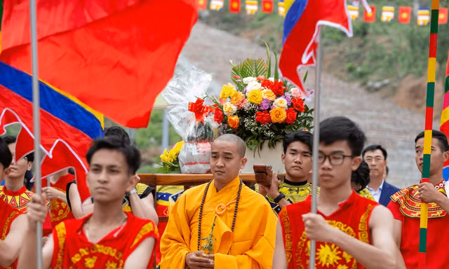 Lễ hội chùa Kim Phong - Núi Thần Đinh được ghi danh Di sản văn hóa phi vật thể quốc gia 