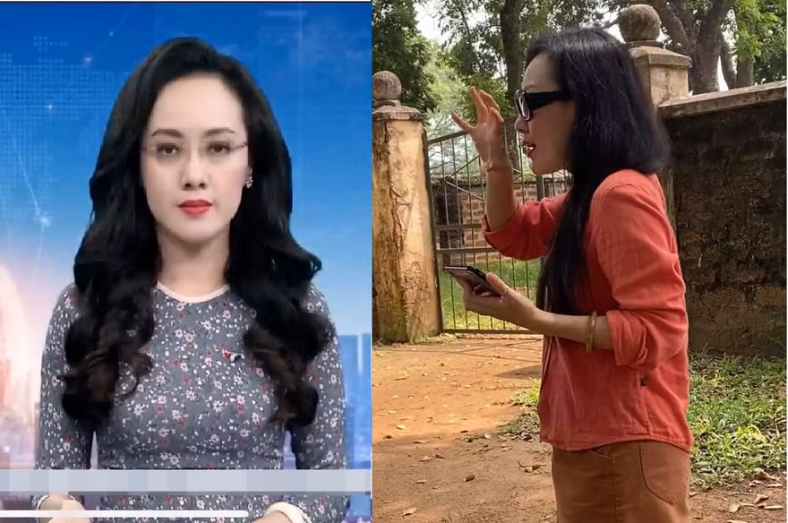 Phì cười với khoảnh khắc dí dỏm của BTV Hoài Anh