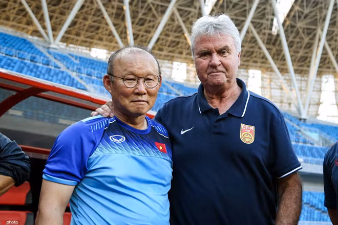  HLV Park Hang Seo gặp lại HLV Guus Hiddink.