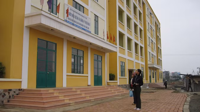 Dự án nhà ở cho công nhân ở khu công nghiệp Bắc Thăng Long. Ảnh: Nguyễn Tú